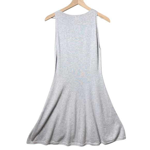Oliver Charles Summer Swing Dress in Light Grey Made in USA Knit Size S - Picture 2 of 6